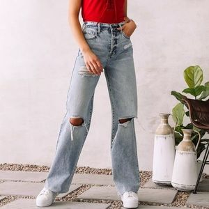 Hidden wide leg Jeans